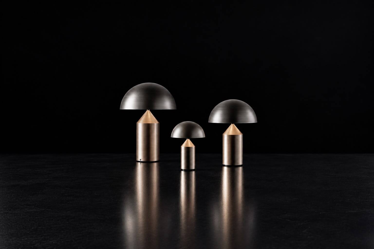 Oluce Atollo 239 bronze erweitert