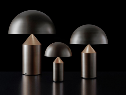 Oluce Atollo 239 bronze