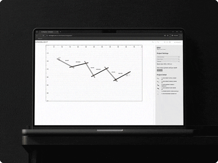 Divi Pendelsystem arkoslight4